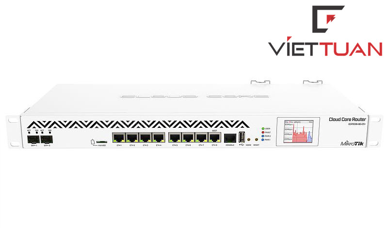 Mikrotik CCR1036-8G-2S+EM | Việt Tuấn nhà phân phối thiết bị Mikrotik chính hãng tại Việt Nam, Giá tốt nhất Mikrotik CCR1036-8G-2S+EM