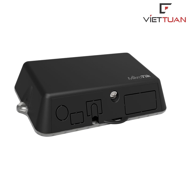 Bộ phát wifi ngoài trời với modem LTE quốc tế, hai khe cắm SIM và GPS: MikroTik LtAP mini LTE kit (RB912R-2nD-LTm & R11e-LTE)
