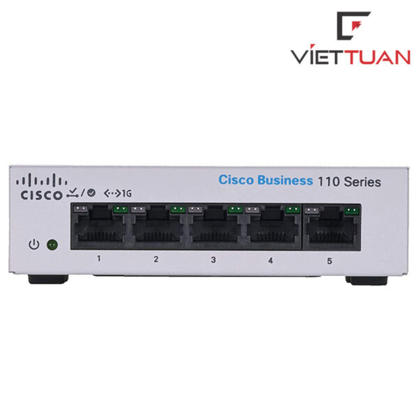 Thiết bị chuyển mạch Switch Cisco CBS110-5T-D-EU